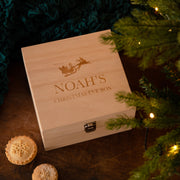 Personalised Wooden Christmas Eve Box