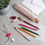 Mother's Day Pink Velvet Pencil Case