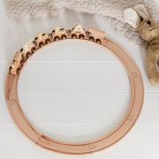 Personalised New Baby Wooden Name Train