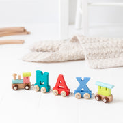 Personalised Christening Wooden Name Train