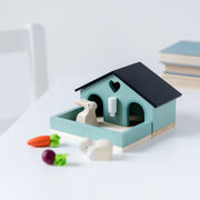 Wooden Pet Rabbit Set Toy