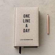 One Line A Day A Five Year Memory Book