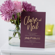 Modern Classic Wedding Invitations
