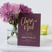 Modern Classic Wedding Invitations