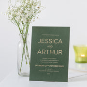 Modern Classic Wedding Invitations
