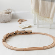 Personalised Christening Wooden Train Set And Track