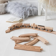 Personalised Wooden Train Set And Oval Track