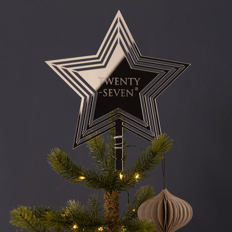 Personalised Company Logo Christmas Tree Topper