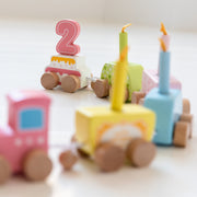 Wooden Birthday Train Set