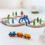 Personalised Wooden Big Journey Train Set