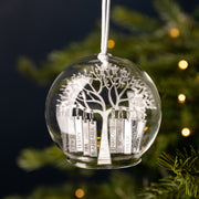 Personalised Family Tree Glass Dome Bauble