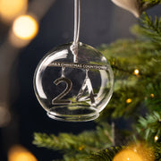 Personalised Christmas Advent Dome Bauble