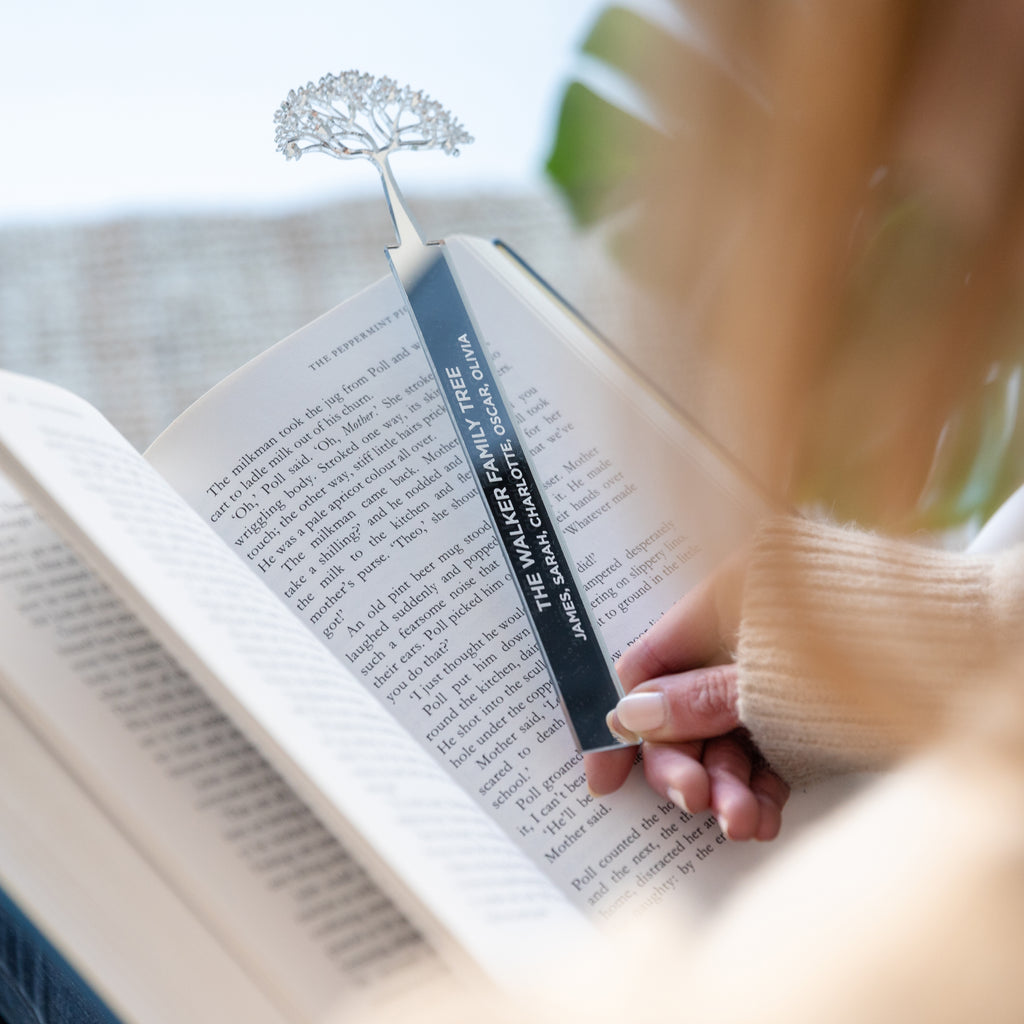 Personalised Family Tree Bookmark