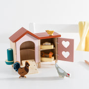 Wooden Chicken Coop Play Set