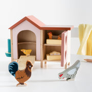 Wooden Chicken Coop Play Set