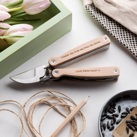 Personalised Gardener Pruners Tool Kit For Her
