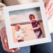 Personalised Handwriting Photo Box Frame For Her