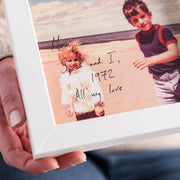 Personalised Handwriting Photo Box Frame For Her