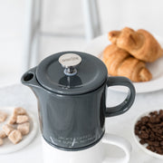 Personalised Engraved Ceramic Cafetiere And Mug Set