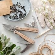 Personalised Gardening Pruners Tool Kit For Him