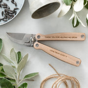 Personalised Gardening Pruners Tool Kit For Him
