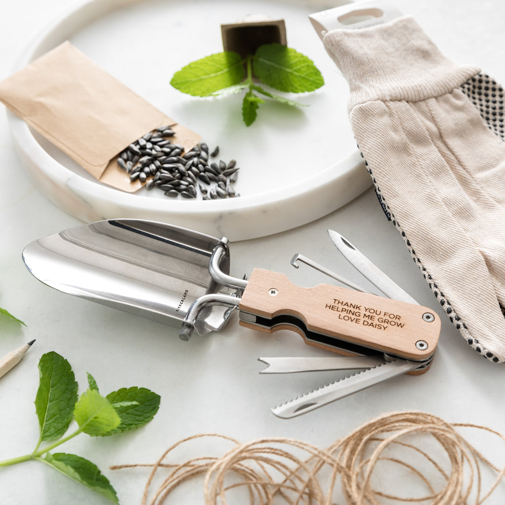 Personalised Gardening Trowel Tool Kit For Him