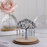 Silver Anniversary Family Tree Dome Decoration