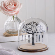 Silver Anniversary Family Tree Dome Decoration
