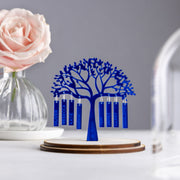 Sapphire Anniversary Family Tree Dome Decoration