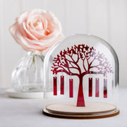 Ruby Anniversary Family Tree Dome Decoration
