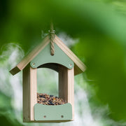 Wooden Garden Bird Feeder