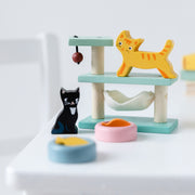 Wooden Pet Cat Play Set Toy