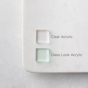 SECONDS Clear Acrylic Dry Erase Notice Board