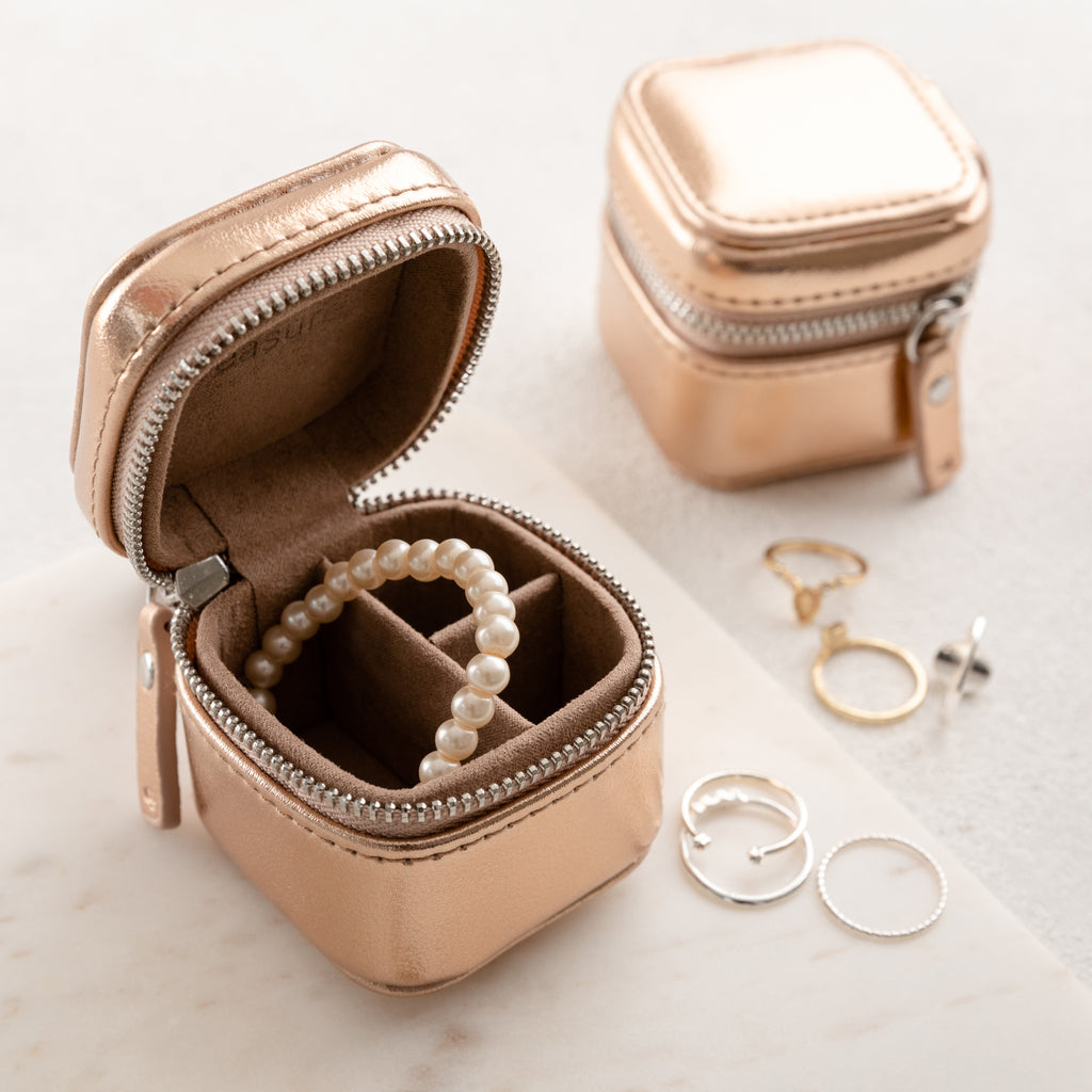 Cube Travel Jewellery Box