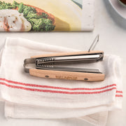 Personalised Wooden Folding BBQ Tongs