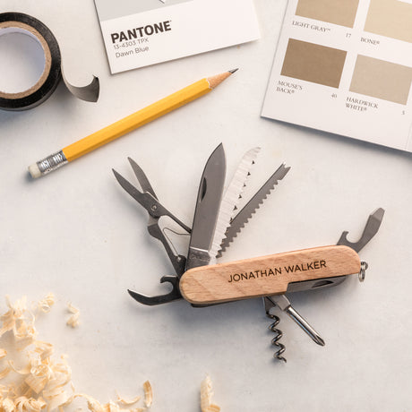 Personalised Wooden Multi Tool Christmas Gift