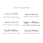 Organza Wedding Invitation
