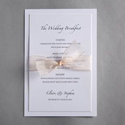 Organza Wedding Invitation
