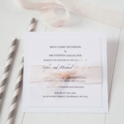Organza Wedding Invitation
