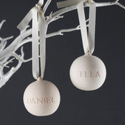 Personalised Engraved Ceramic Bauble
