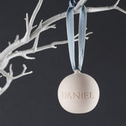 Personalised Engraved Ceramic Bauble