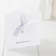 Personalised Swarovski Birthstone Card