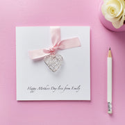 Happy Mother's Day Card With Wire Heart