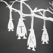 Personalised Initial Penguin Decoration