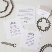 Tandem Wedding Invitation