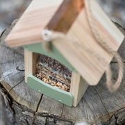 Wooden Garden Bird Feeder
