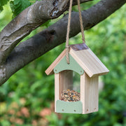 Wooden Garden Bird Feeder