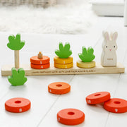 Personalised Wooden Counting Carrots Toy
