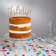 Personalised Wooden Cake Topper