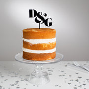 Personalised Couples Initials Cake Topper